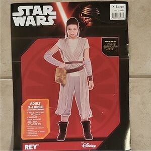 Star Wars Rey Costume with Beige and Brown Accents